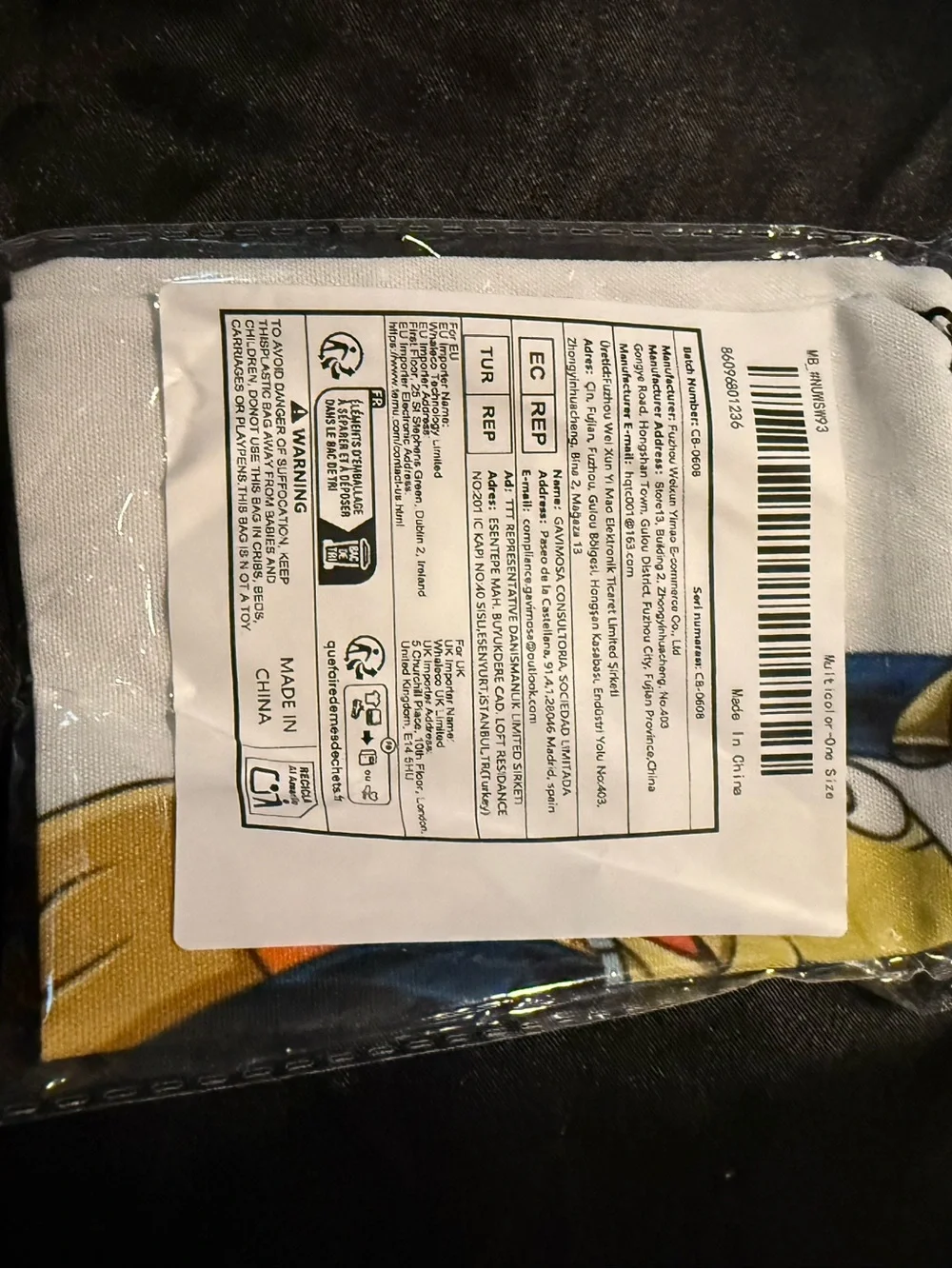 Jiminy Cricket Makeup Bag